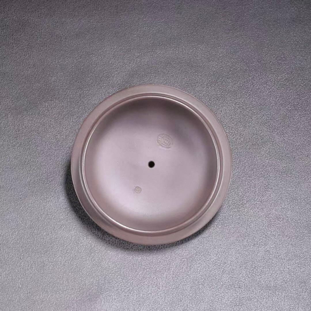 中国古美術・原鉱紫泥喜上眉梢紫砂壺・底款：汪寅仙・紫砂壺・急須・茶壺・茶道具