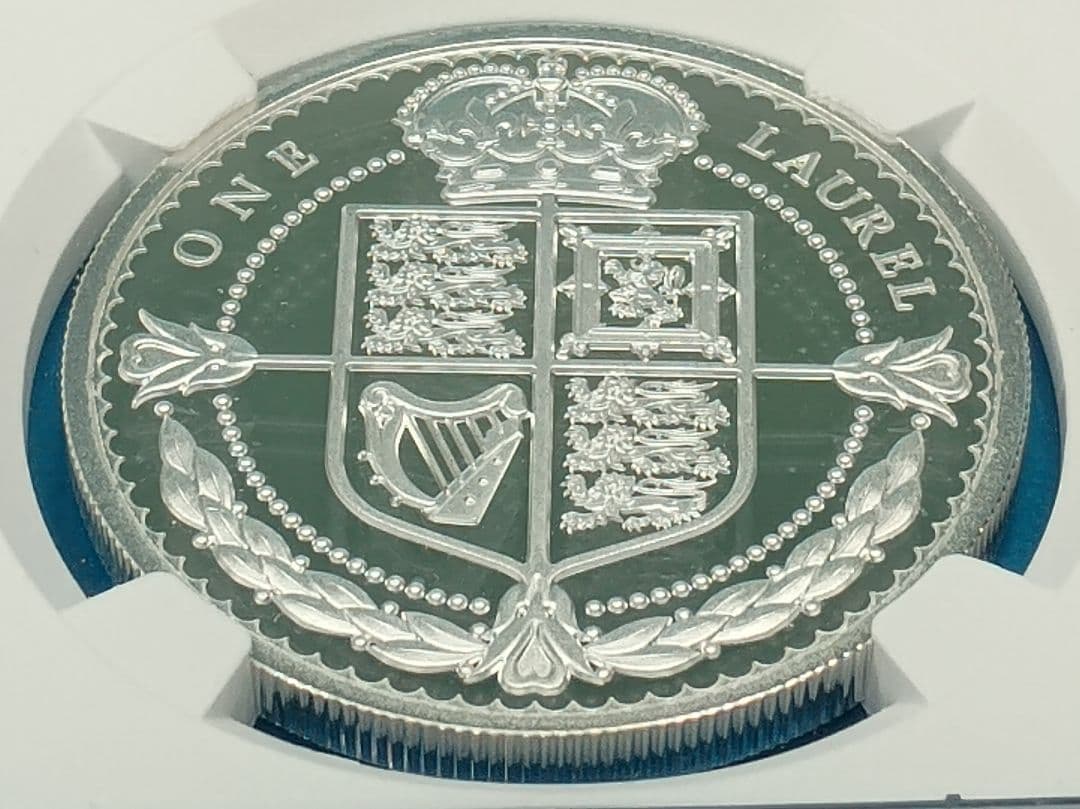 2019トリスタンダクーニャ ローレル貨400周年 銀貨 PF70UC FR