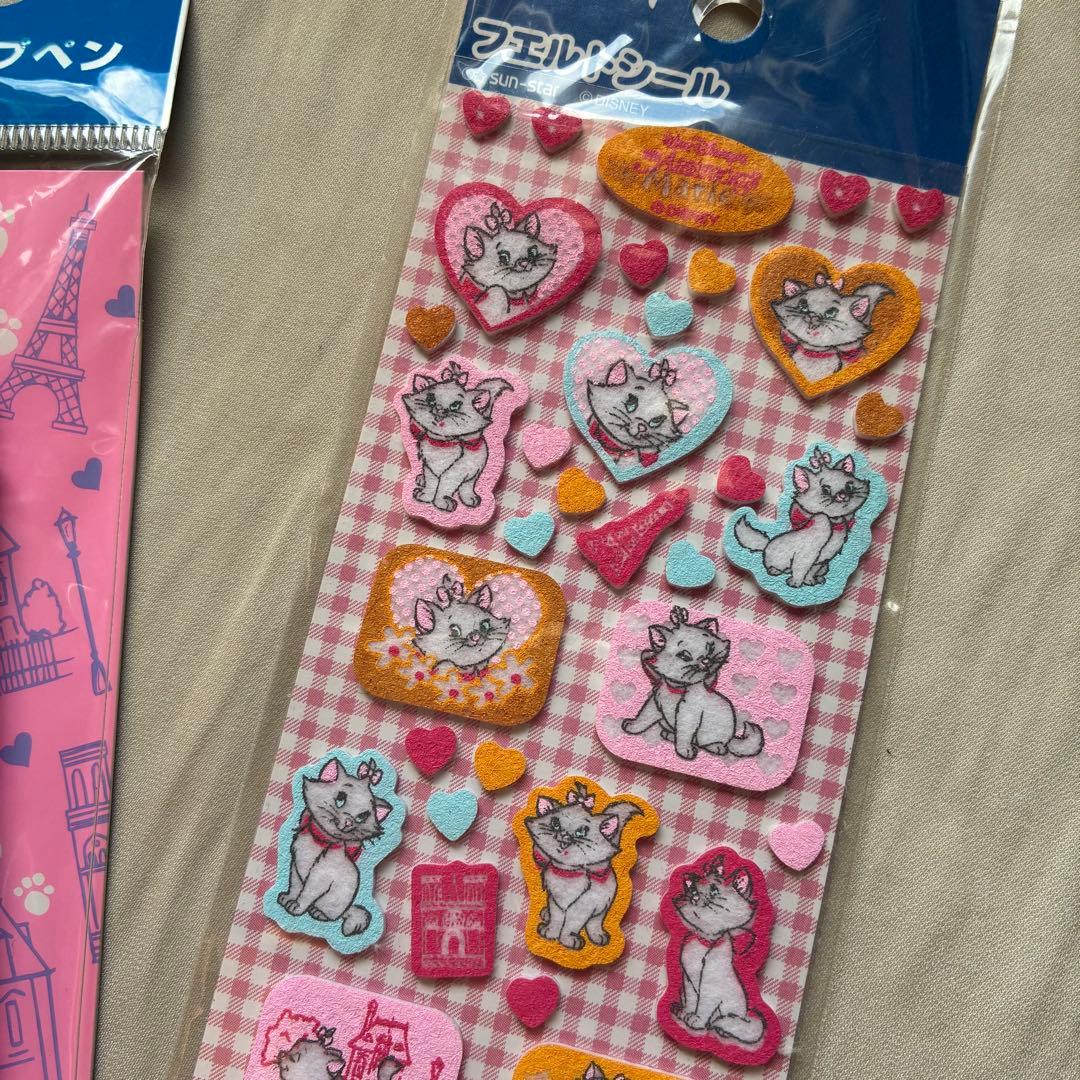 年代ものマリーちゃんシャーペン＆フェルトシールセット 平成当時もの 新品