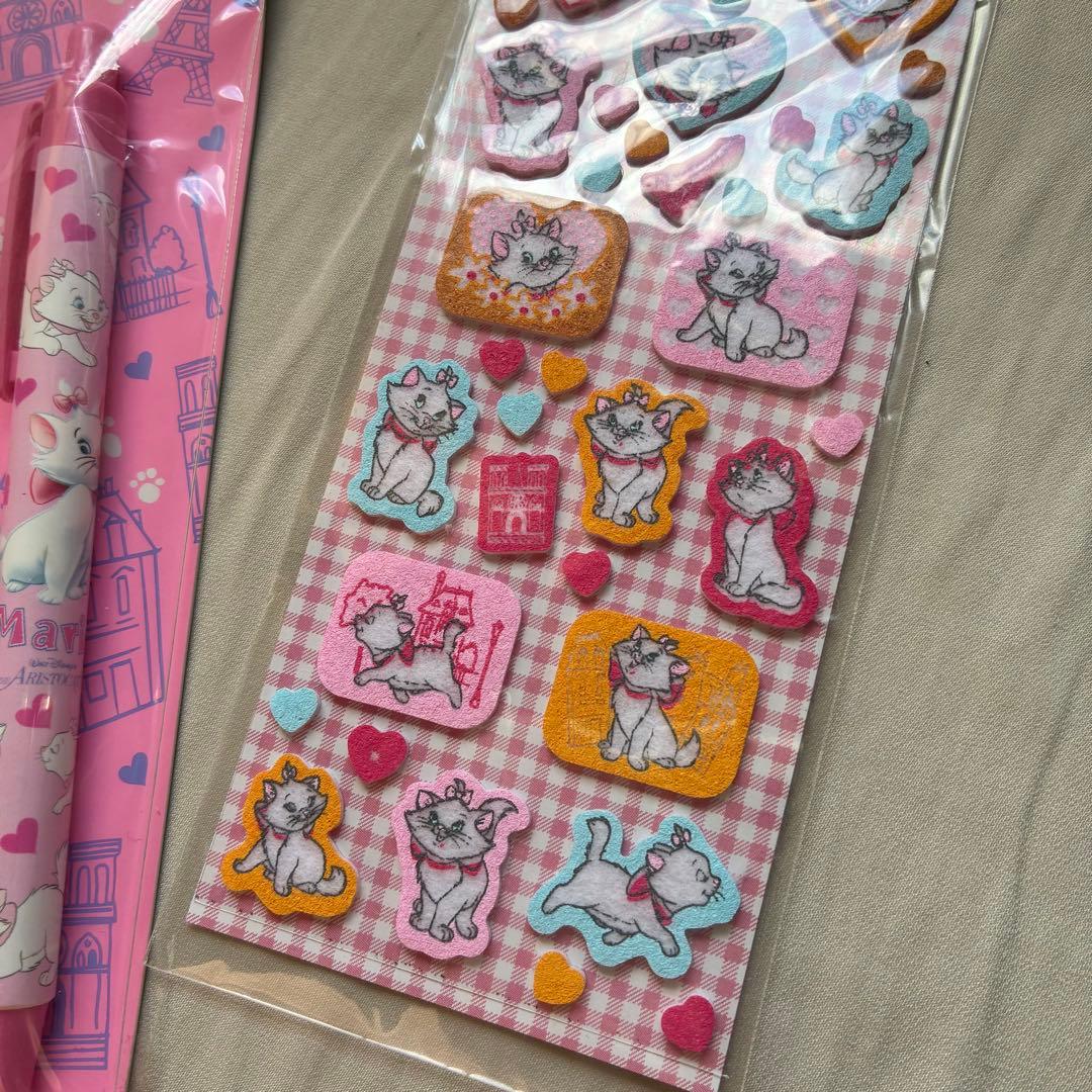 年代ものマリーちゃんシャーペン＆フェルトシールセット 平成当時もの 新品
