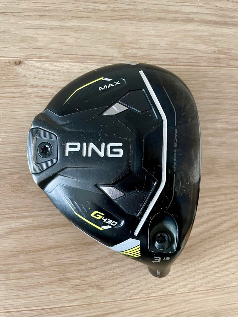 PING ピン G430 MAX フェアウェイウッド 3W 15° ヘッド単品