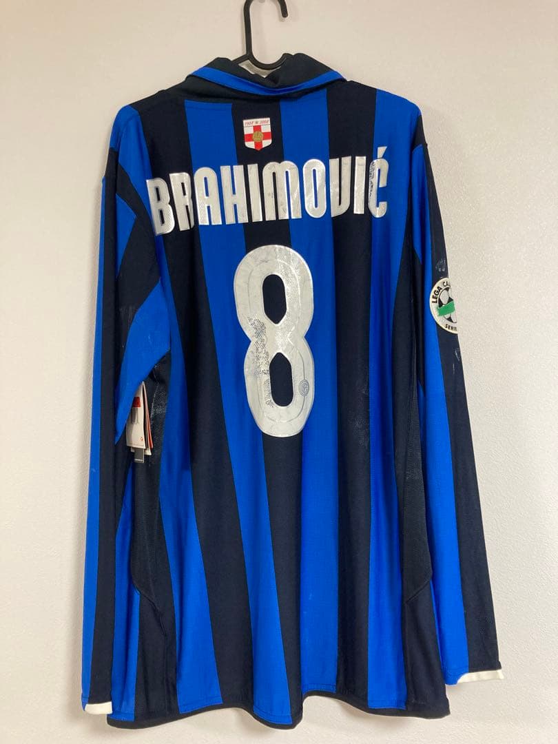 インテル07/08 100周年（H）長袖　#8 IBRAHIMOVIC