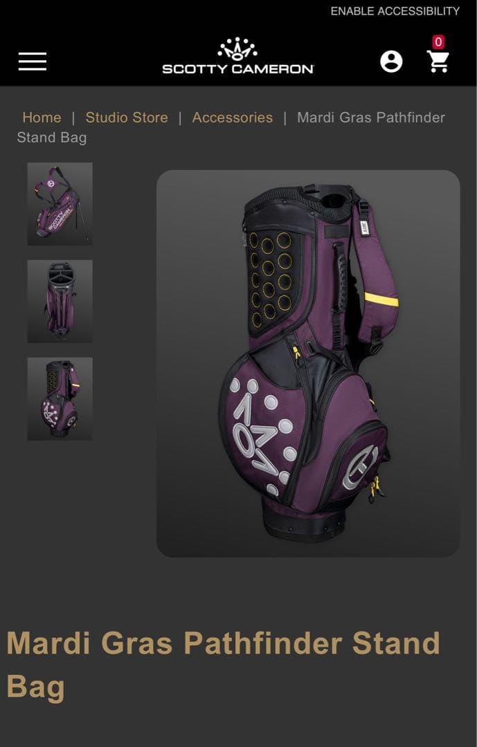 n*r様 Mardi Gras Pathfinder Stand Bag スタン