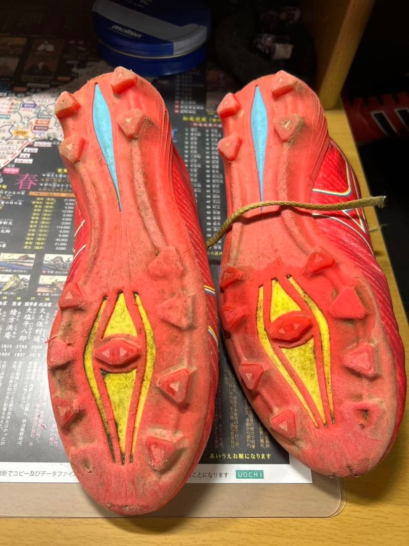 モレリア2JAPAN24センチ、ミズノアルファエリート23センチ