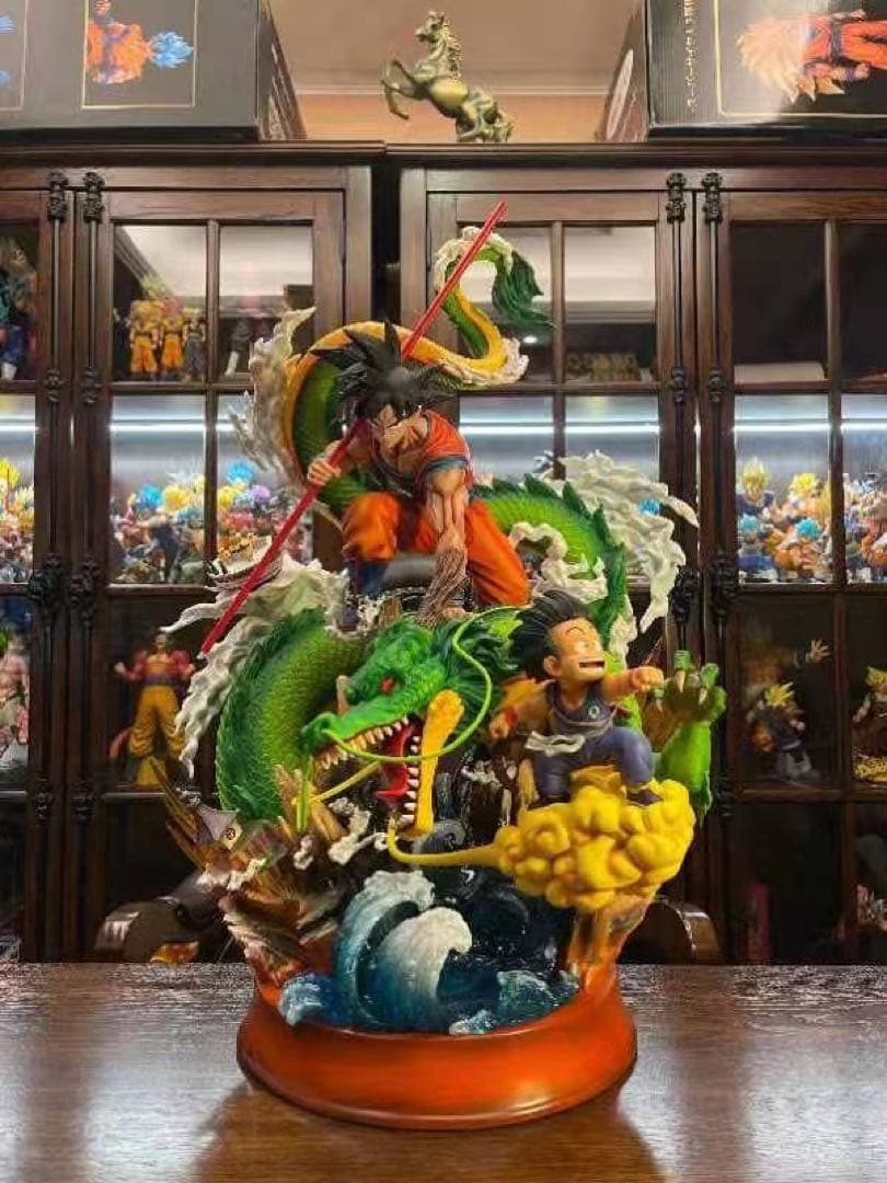【新品】ドラゴンボール 孫悟空 大人 子ども フィギュア 神龍 ガレージキット