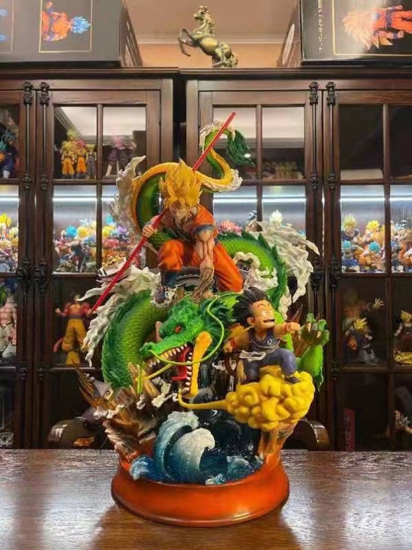 【新品】ドラゴンボール 孫悟空 大人 子ども フィギュア 神龍 ガレージキット