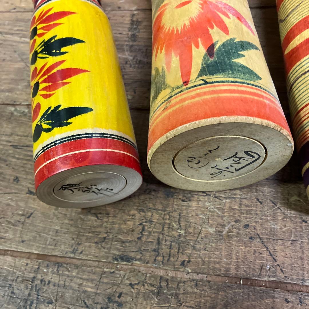 D-3 昭和レトロ 伝統こけし 16体セット 大量コレクション 創作こけし