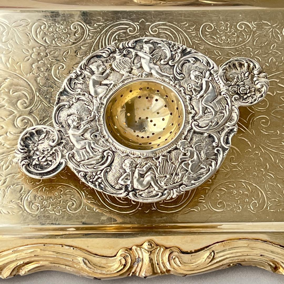 【ドイツ】 天使のティーストレナー【純銀】