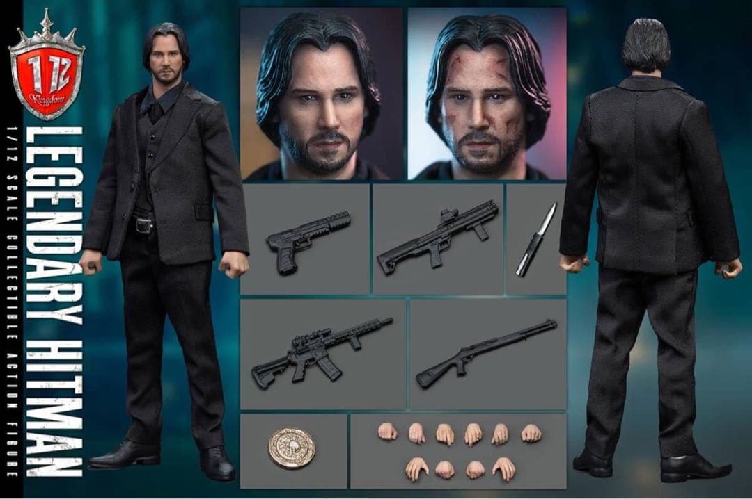 Kingdom KD-9001 John wick 1/12 ジョン ウィック