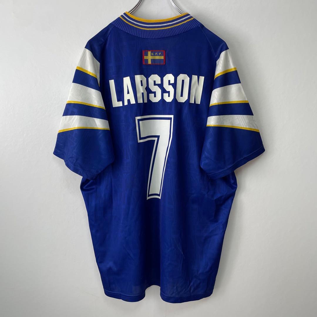 アディダス　スウェーデン代表　ラーション　ユニフォーム　アウェイ