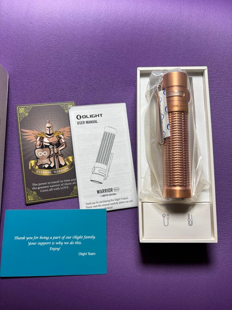 Olight ETERNAL 2 Cu Warrior Mini Cu 銅