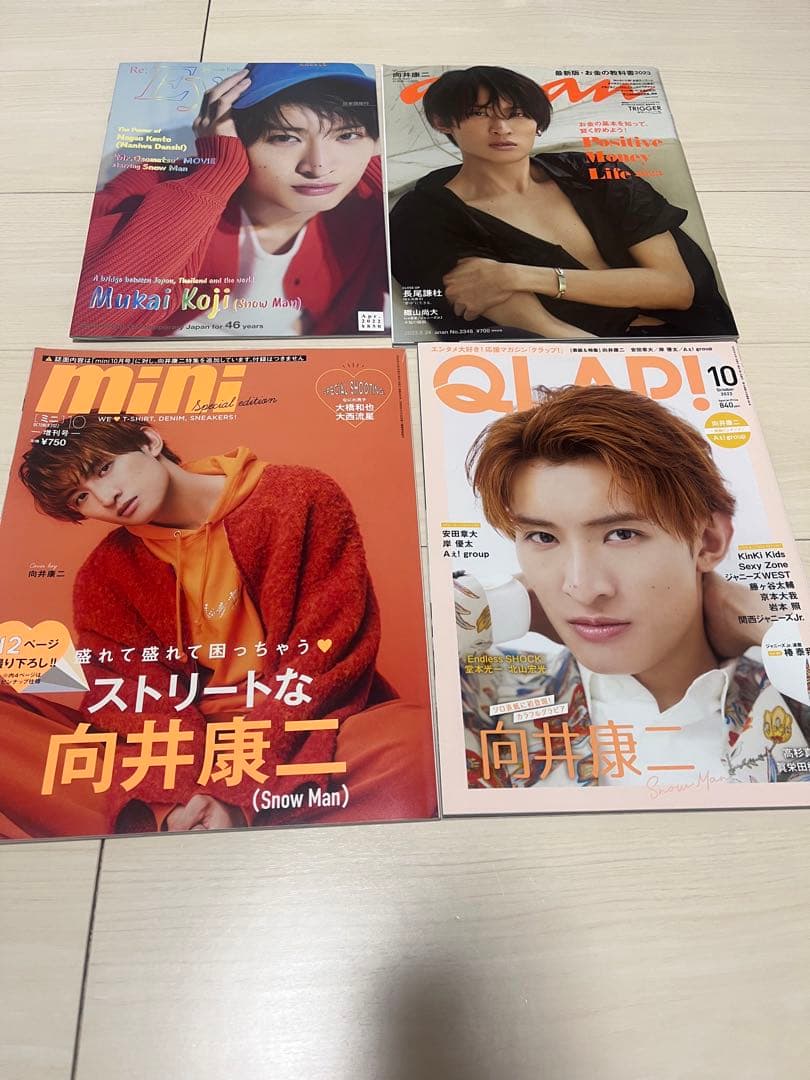 Man 向井康二 グッズ まとめ売り 公式写真 アクスタ うちわ 雑誌