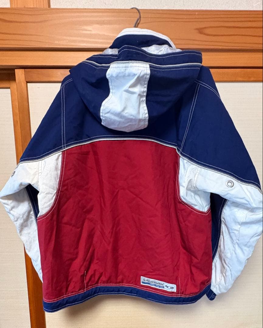 スキーウェア3点セット上下セット ネイビー赤