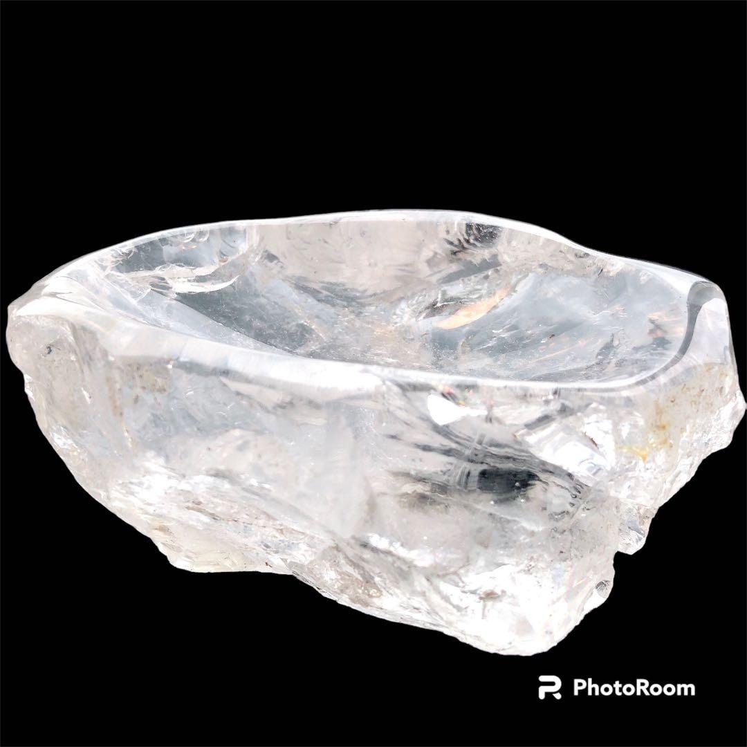 【ラスト一点再入荷】レインボー入りロッククリスタルプレート