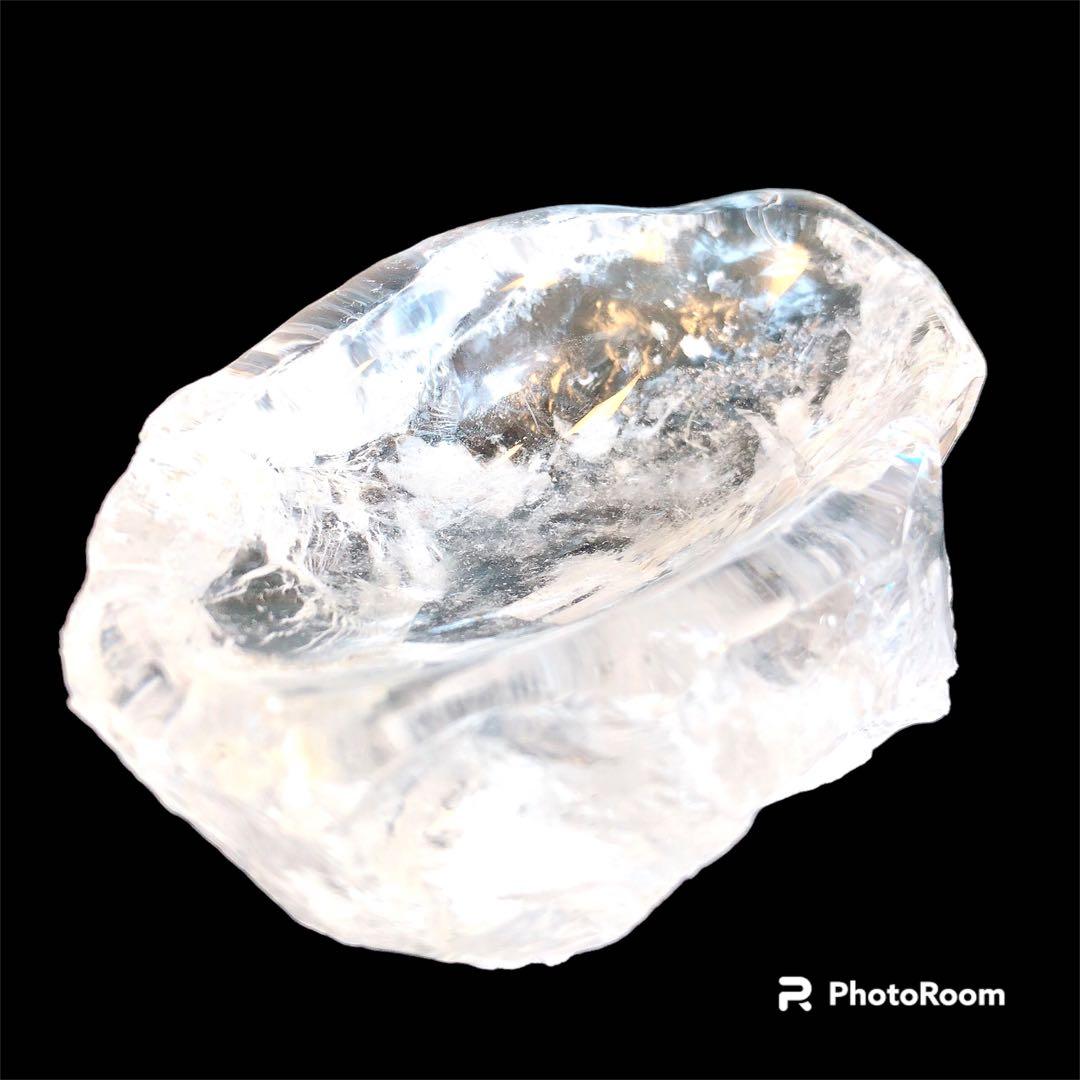 【ラスト一点再入荷】レインボー入りロッククリスタルプレート