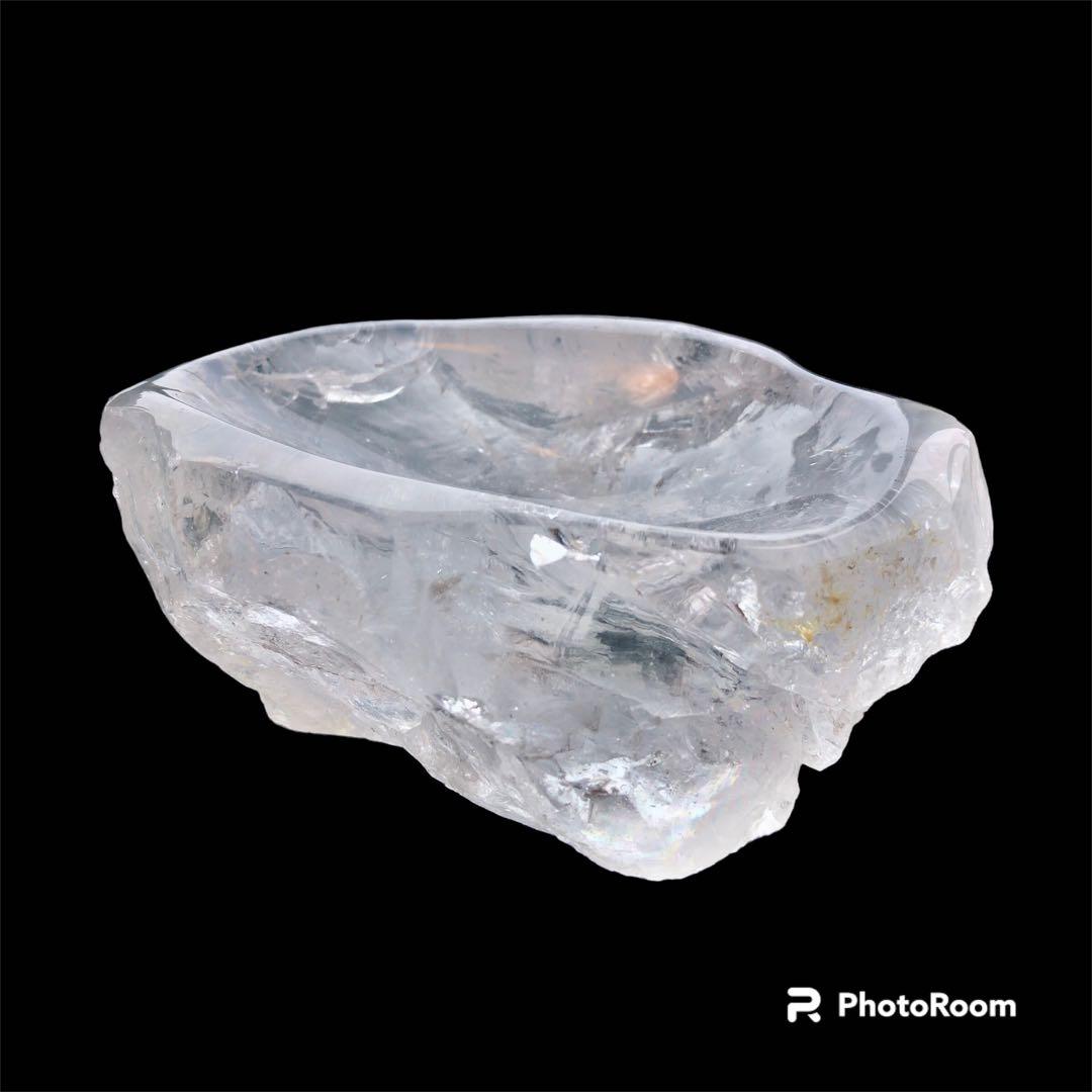 【ラスト一点再入荷】レインボー入りロッククリスタルプレート