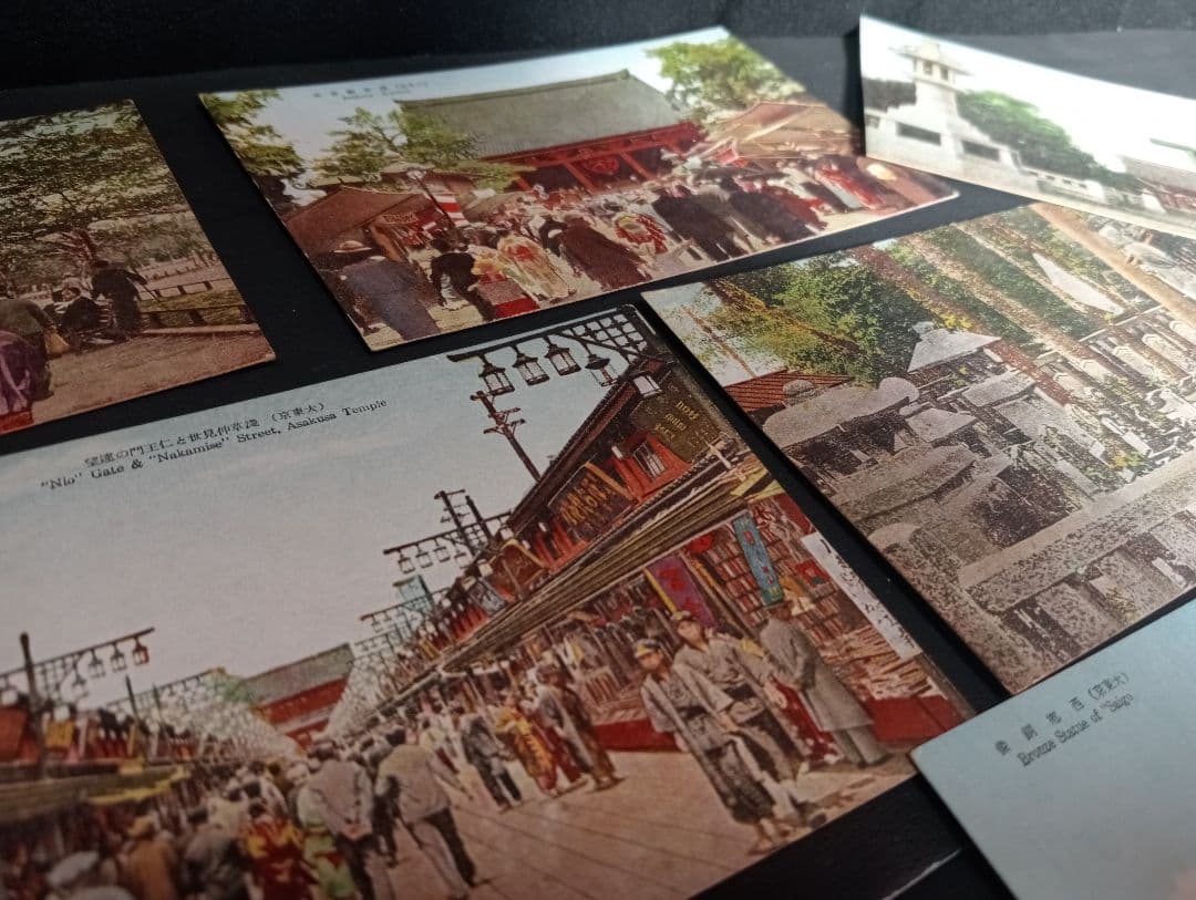 未使用 軍事郵便はがき、古い日本の名所はがきレトロ 軍歌 合計５７枚