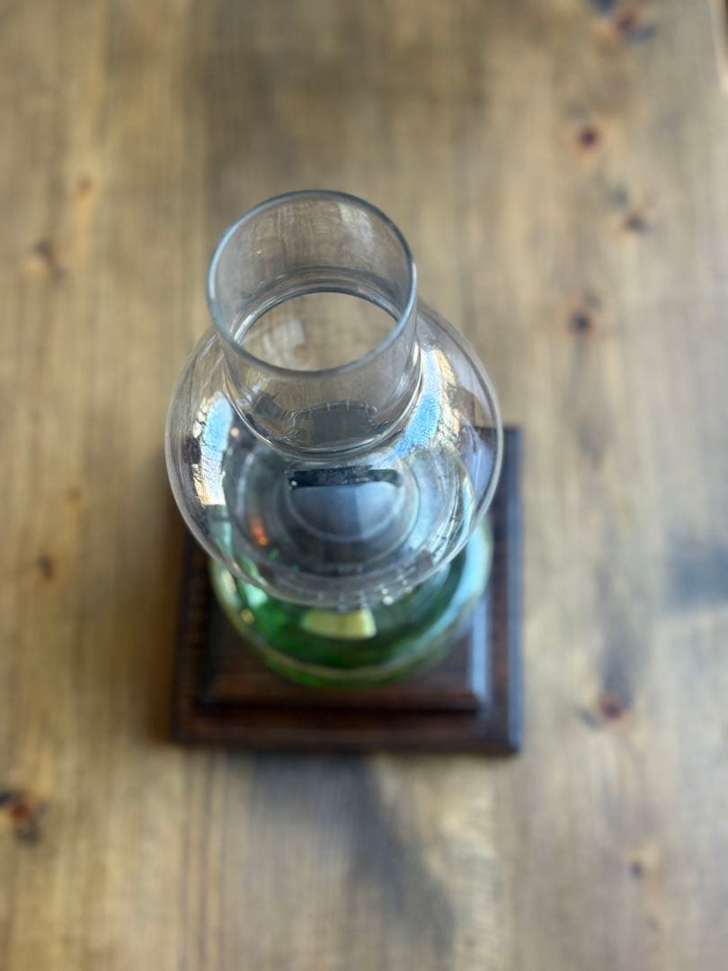 EDOGAWAYA オイルランタン グリーンガラス　江戸川屋