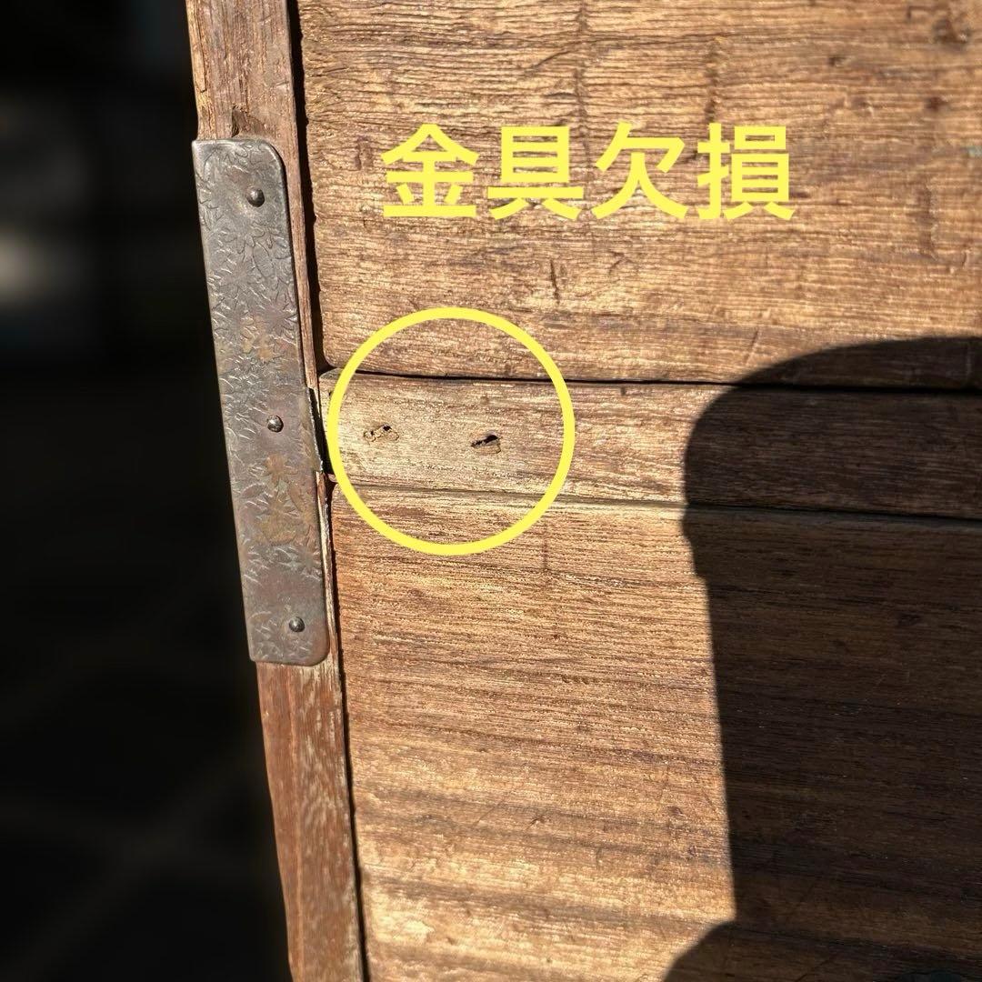 装飾金具　レア　時代物　引出し　箪笥