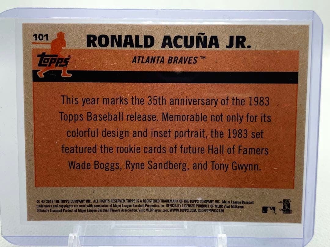 レア 2018 Topps Silver Pack RC ロナルド・アクーニャ