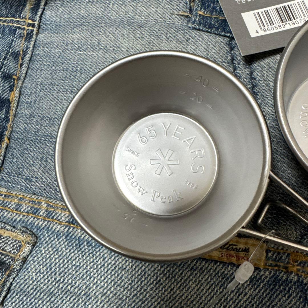 【新品・未使用】スノーピーク ミニシェラカップ 65周年・2019春・秋　他