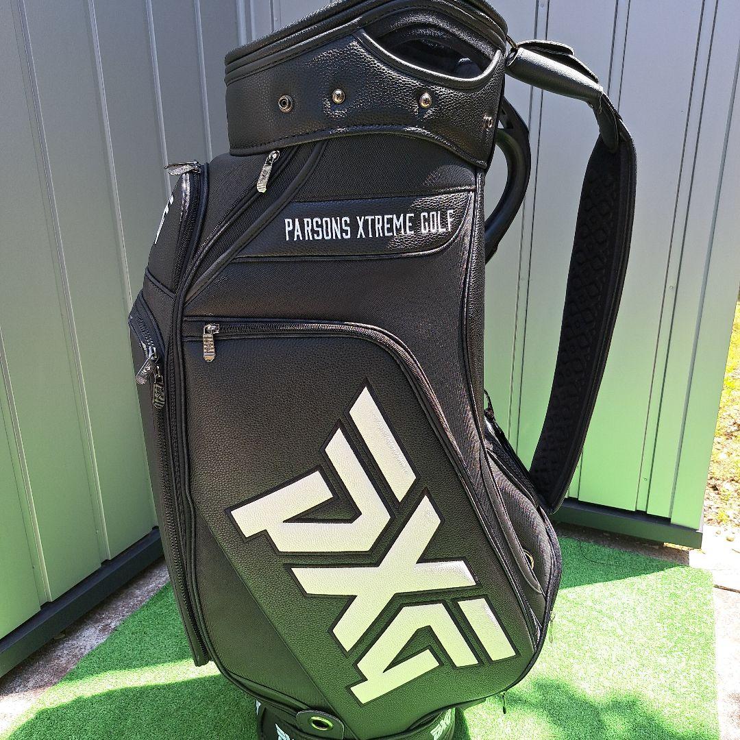 未使用に近い　PXG ブラック キャディバッグ
