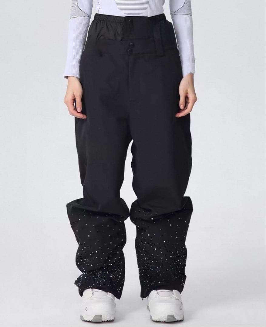 女性スキースノボーセット(黒)