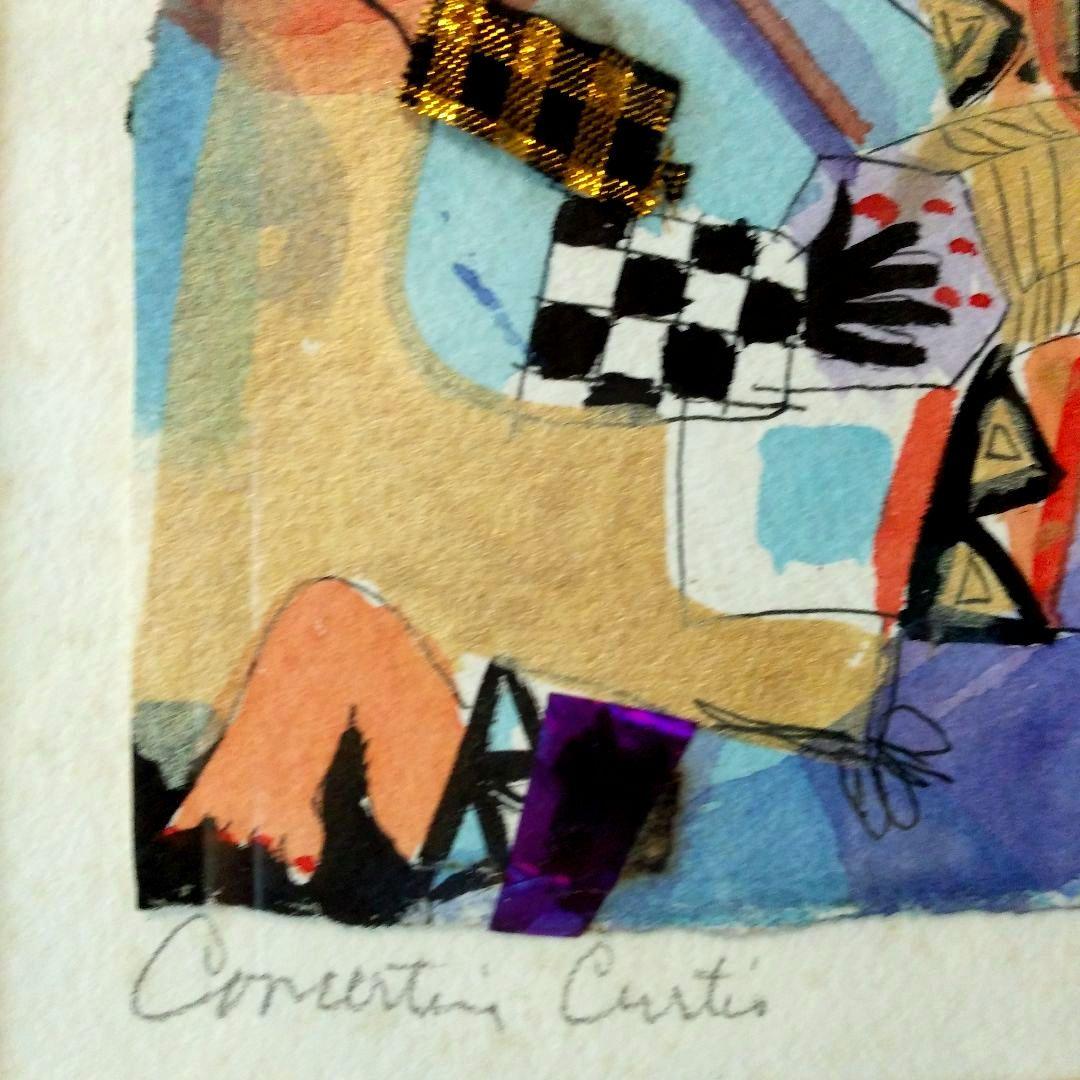 アメリカの女性作家キャシィ·ドナヘイのコラージュ作品。明るく自由な表現が楽しい。