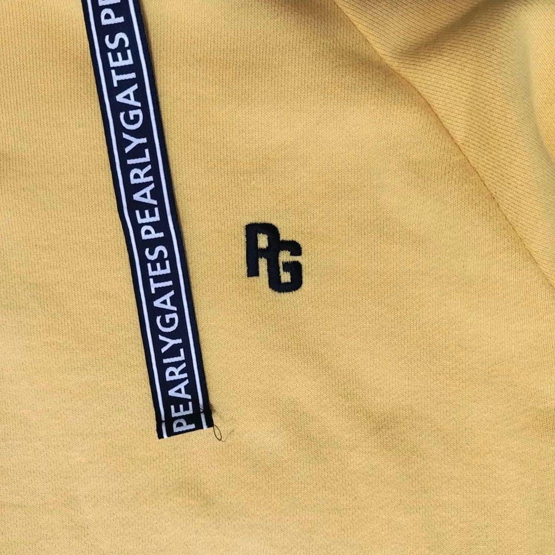 【パーリーゲイツ】フード付パーカー サイズ4 イエロー