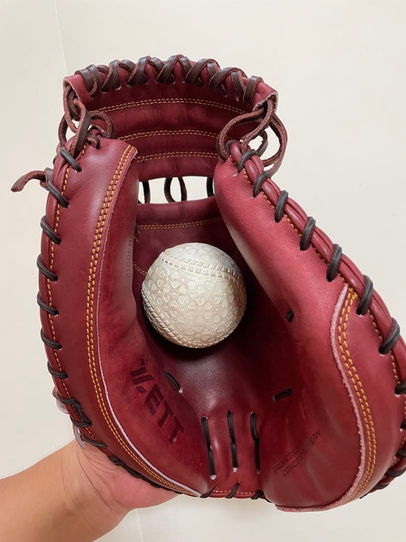 【美品】ゼット　プロステイタス　軟式キャッチャーミット