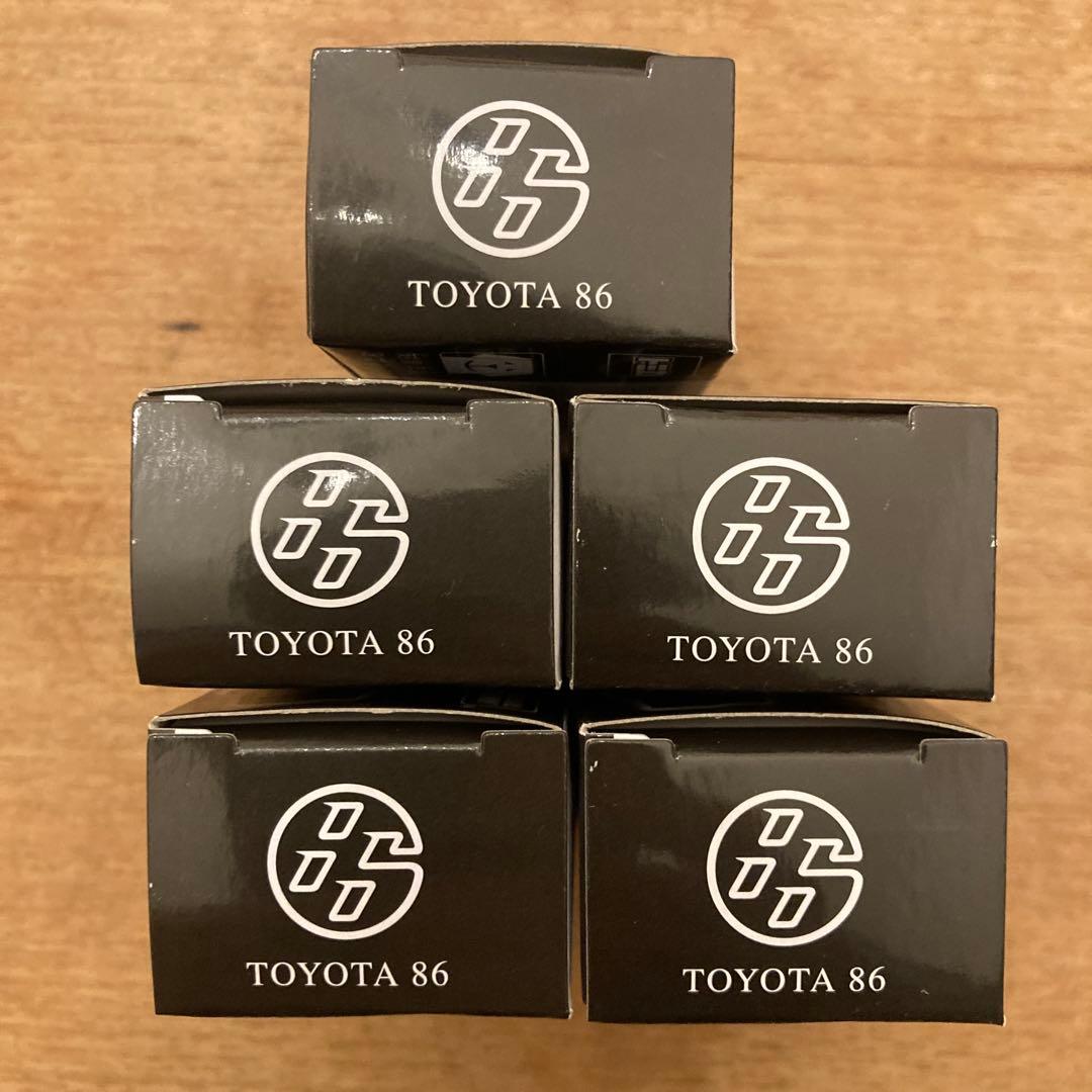トミカトヨタ86クリスタルブラックシリカ5台セット