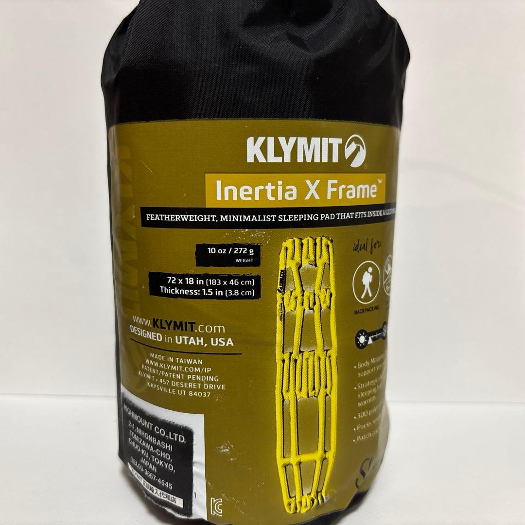 KLYMIT Inertia X Frame スリーピングパッド