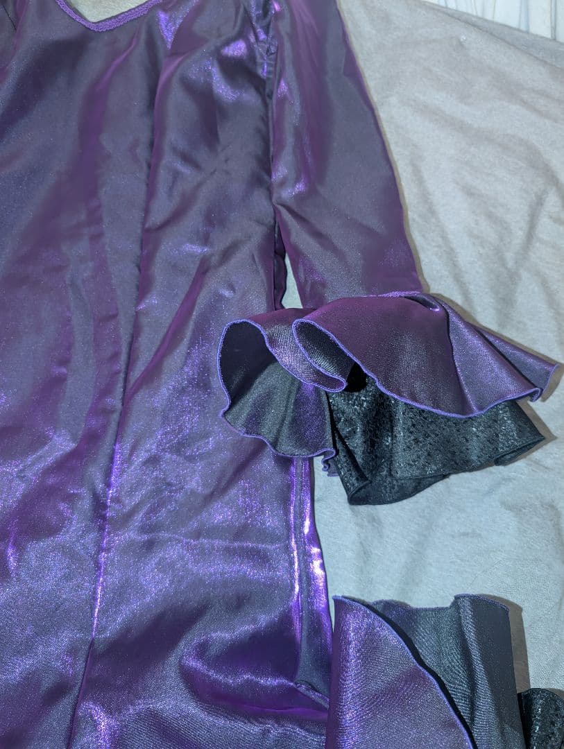 フラメンコ ワンピース 衣装 ドレス 紫