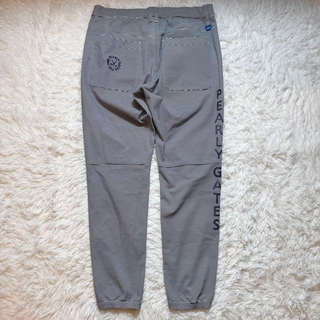 BB2様未使用級 パーリーゲイツ ドビーストレッチ ストライプパンツ PG リン