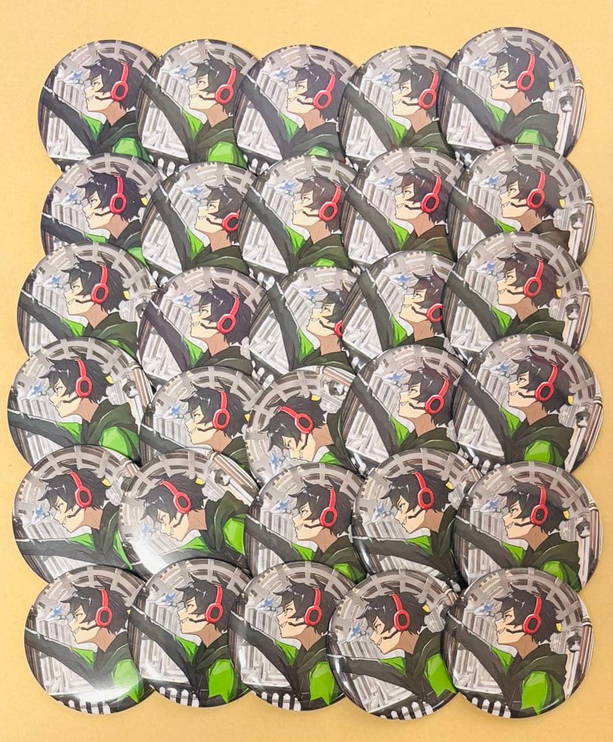 ワイテルズ 展示会 缶バッジ シャークん 白尾博物館 30点