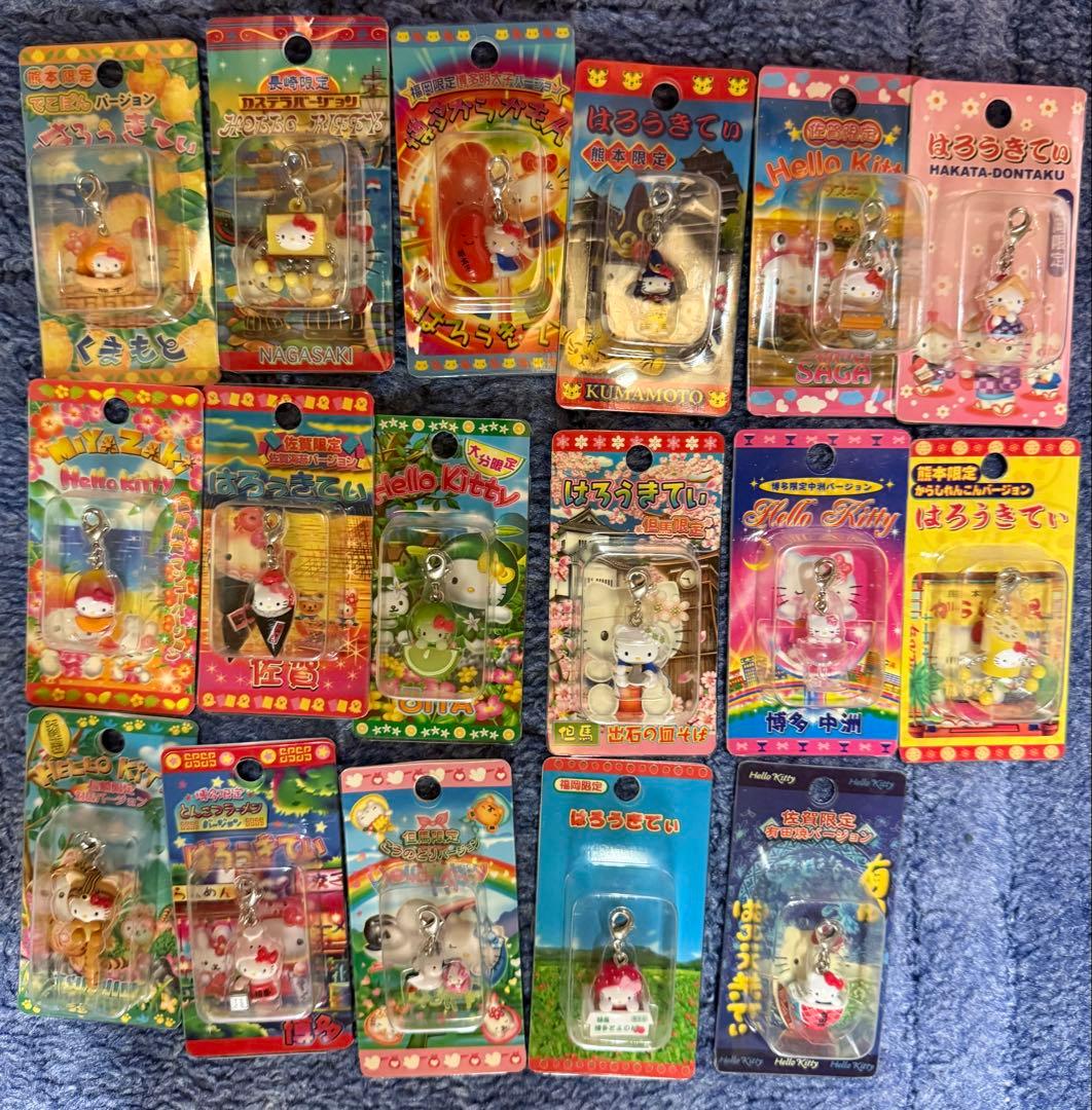 キティー　ご当地　ファスナーマスコット　レアもの多数