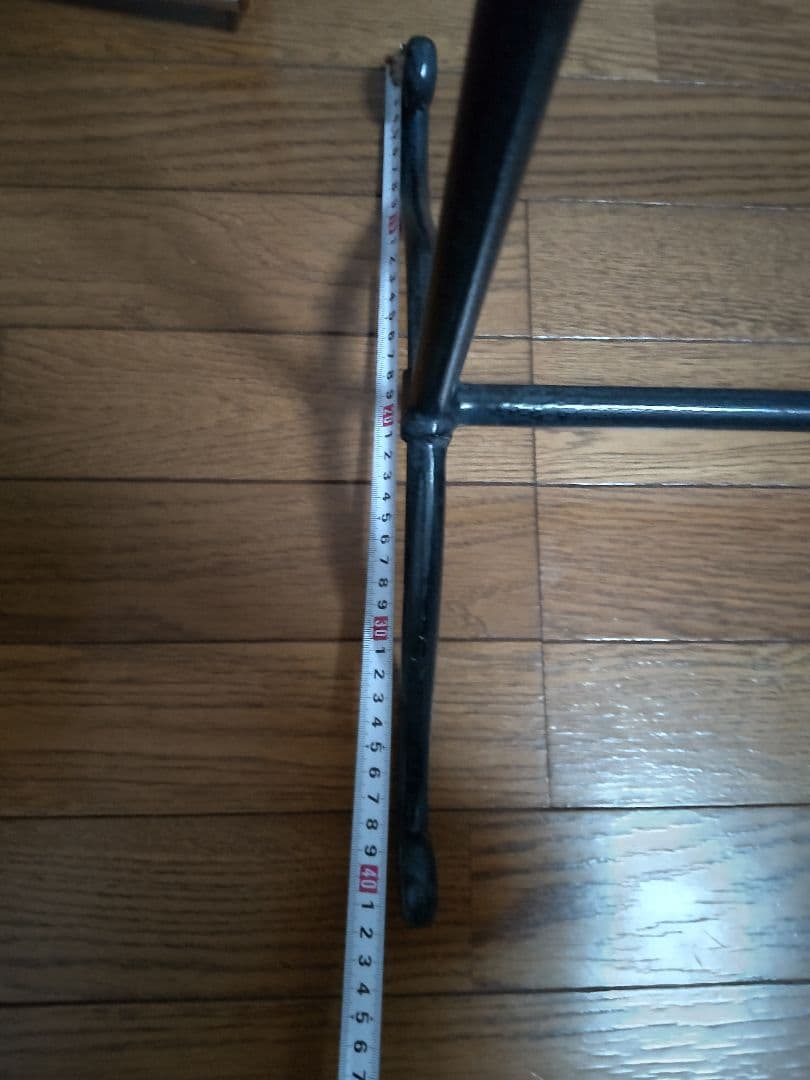 【引き取り】アイアン ハンガー 約153cm 鉄 ブラック ダークネイビー