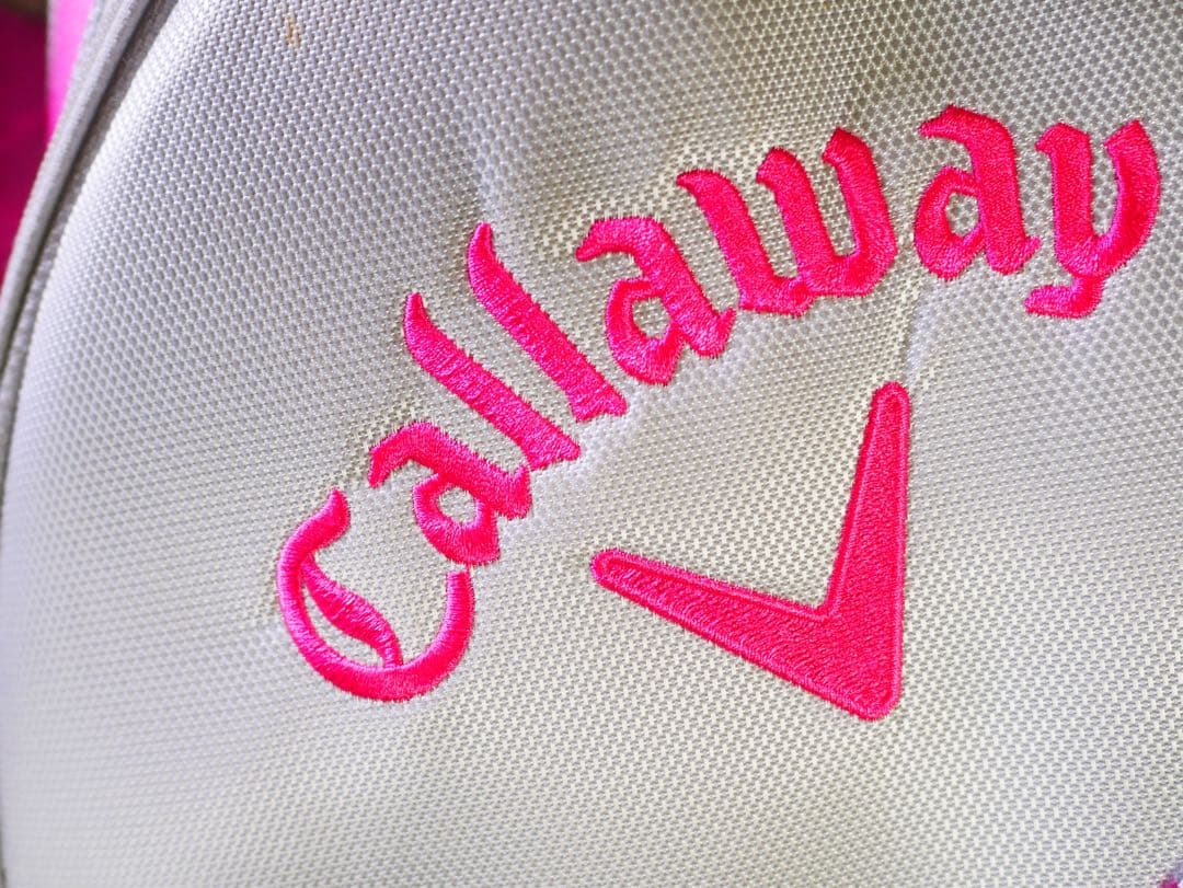 Callaway ゴルフバッグ ホワイト/ピンク　キャロウェイ　ソレイル