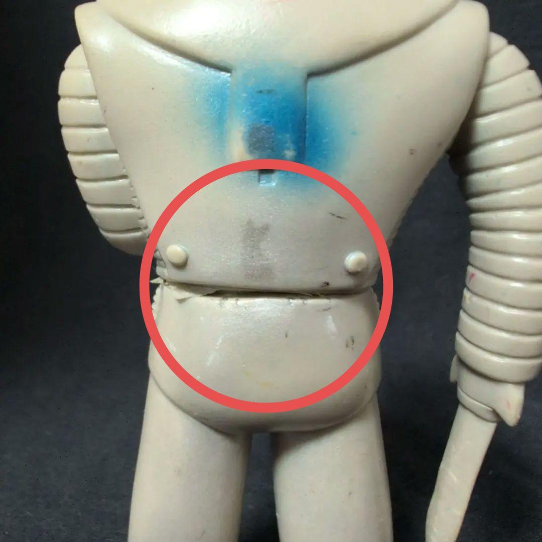 昭和レトロ　当時物　レッドバロン バイキング三世 ブルマァク　ソフビ　ジャンク品