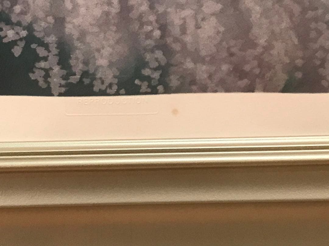 東山魁夷　「花明り」　新復刻画　落款・エディション・作品証明シール有り