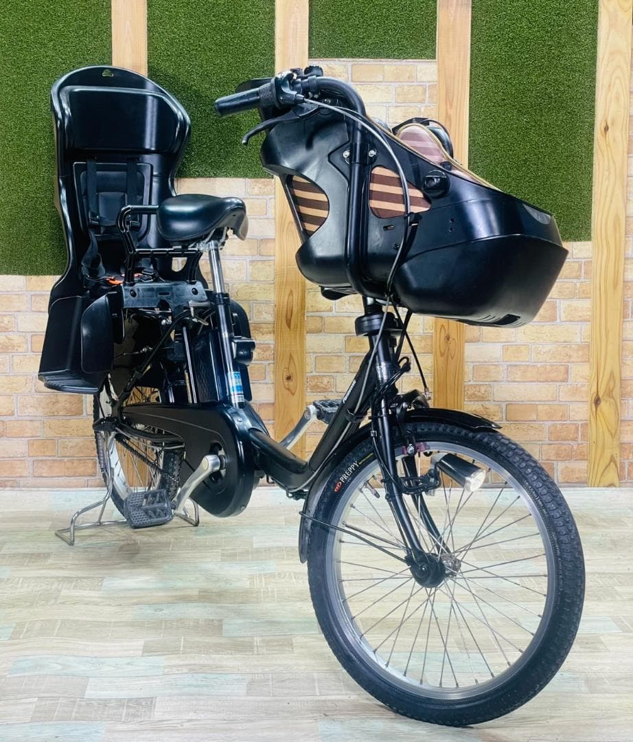 超人気ブラック系 パナソニック 子供乗せ電動アシスト自転車 H3340