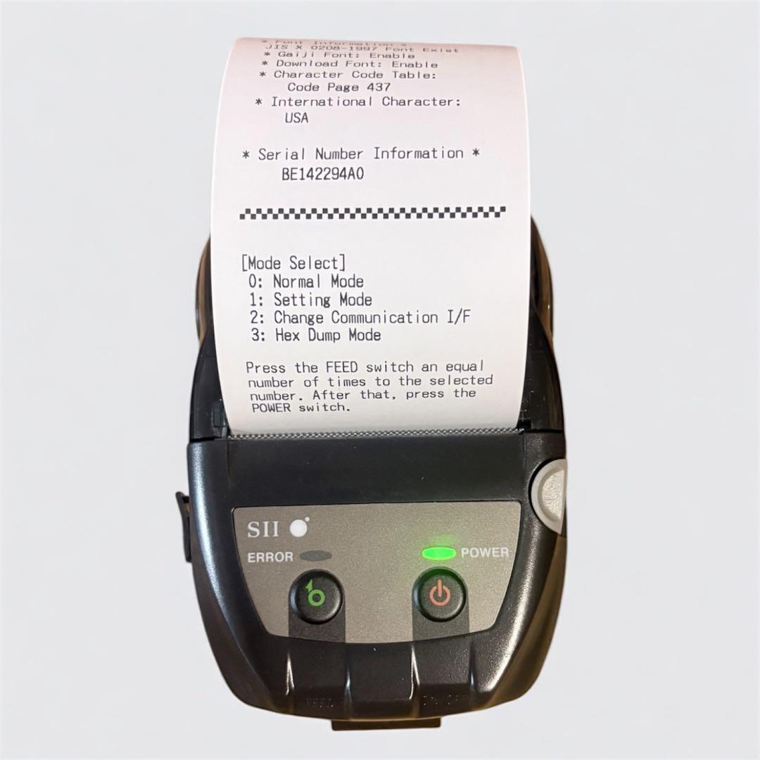 MP-B20 セイコー レシートプリンター 未開封プリンタロール紙付き