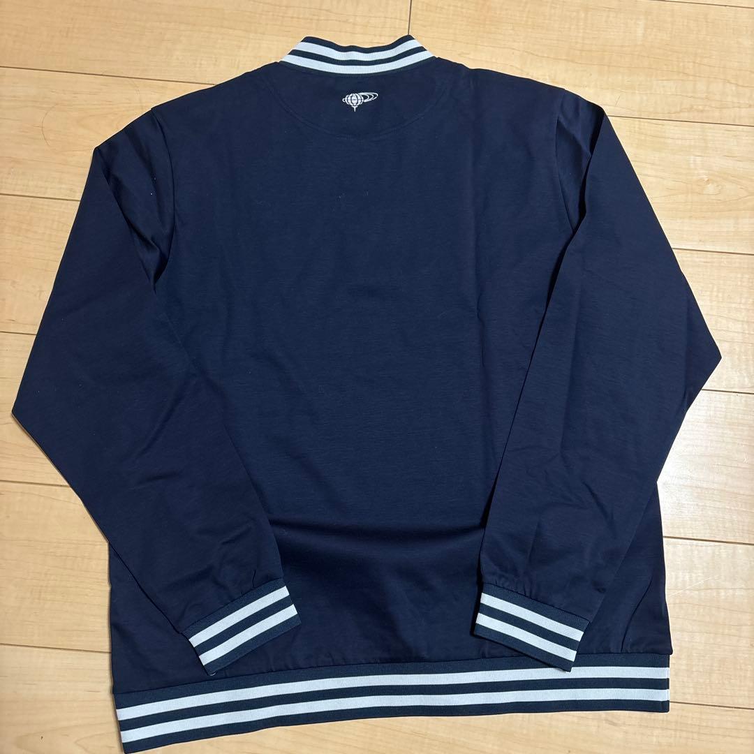 BEAMS GOLF モックネック プルオーバー L UVカット メンズ
