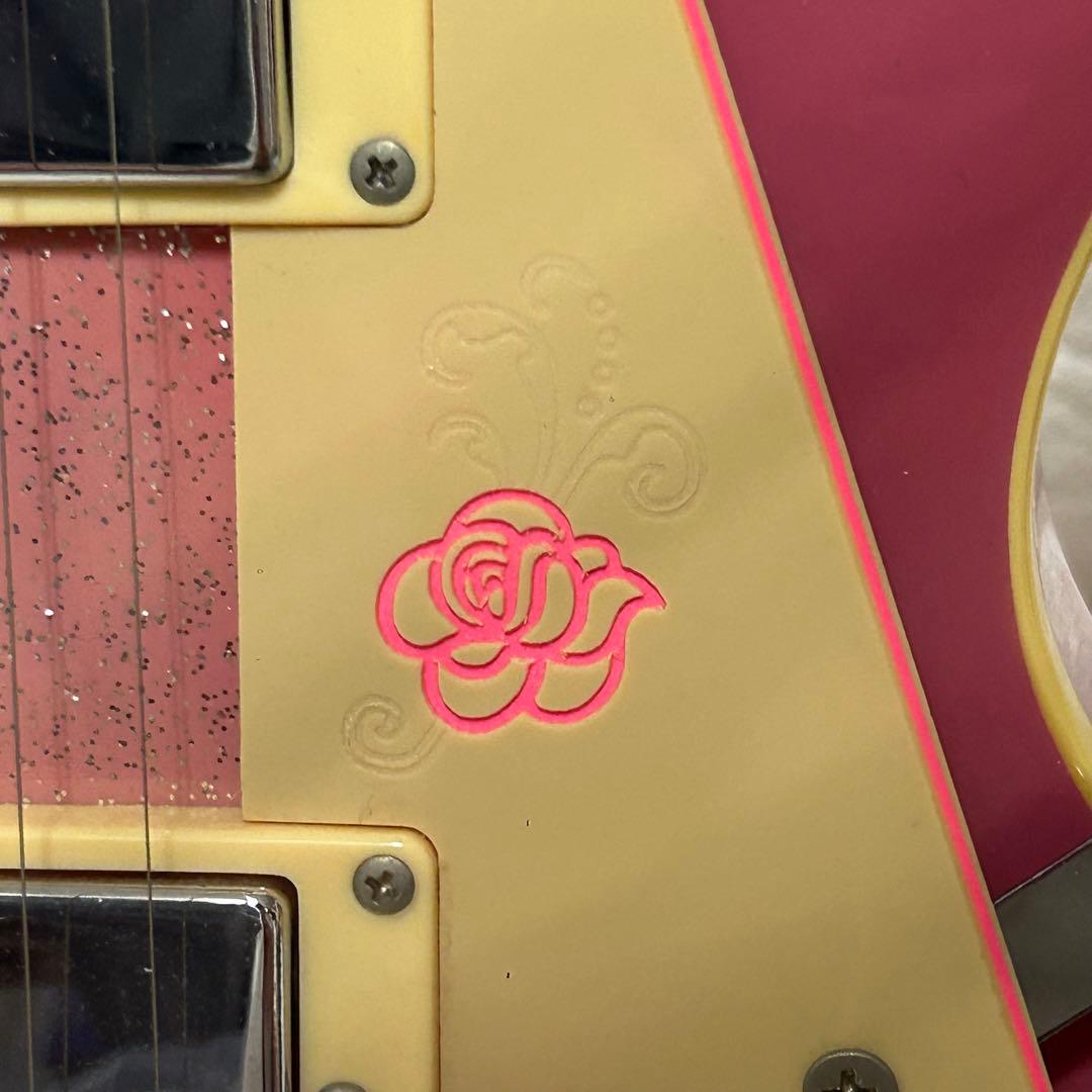 Gypsy Rose ピンク ラメ レスポール ジプシーローズ エレキギター