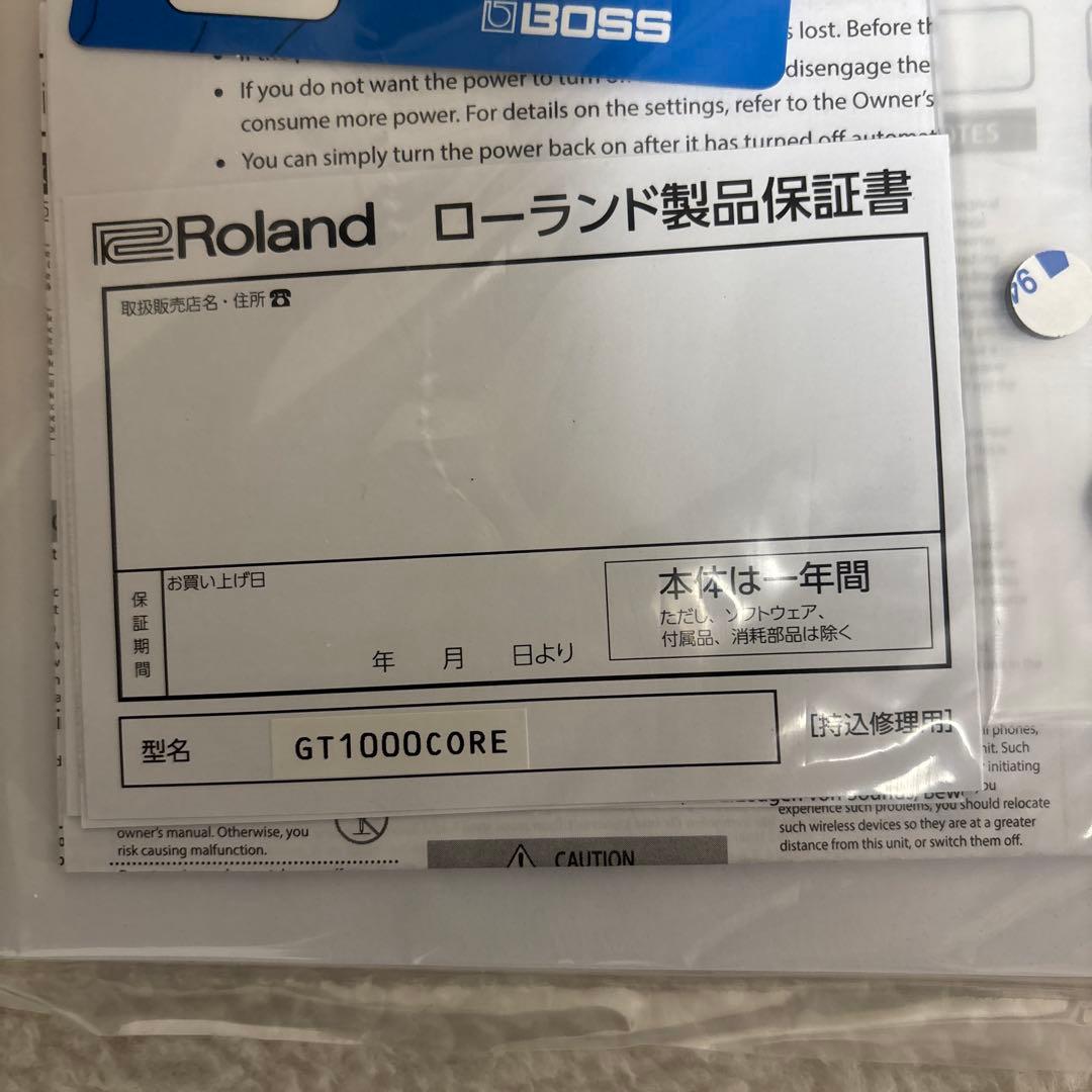 BOSS GT-1000CORE ＋オヤイデダブラーケーブル