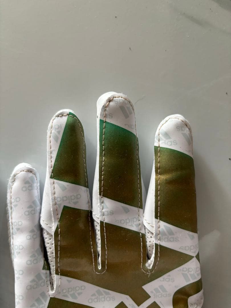 adidas“adizero 5 STAR 8.0“ホワイト/ゴールド Lサイズ