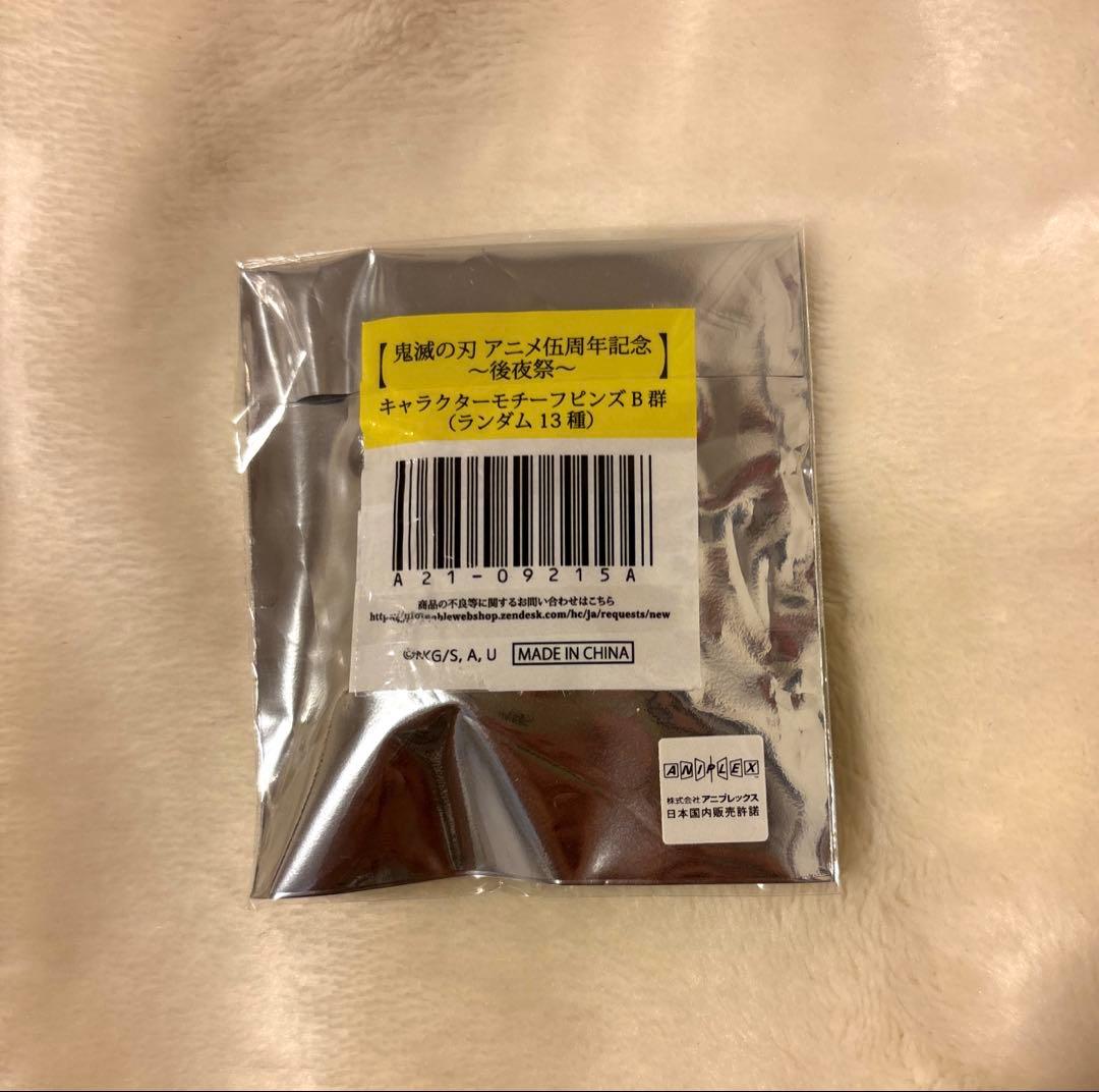 鬼滅の刃 伍周年記念 モチーフピンズ 冨岡義勇