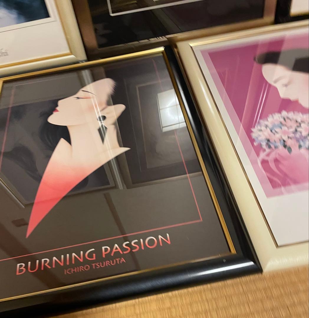 ●送料込み 鶴田一郎 アートポスター 5点まとめ●