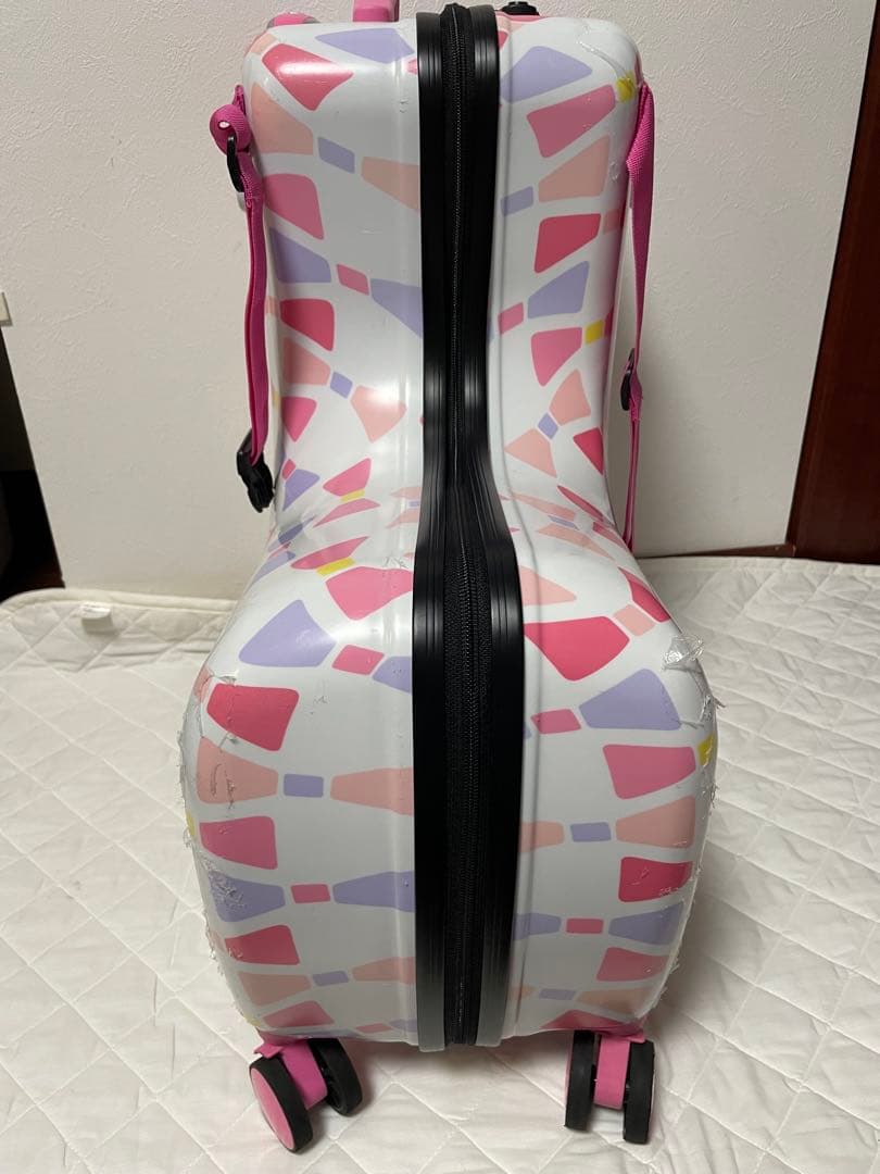 NORICCO ノリッコ 子供が乗れる キャリーケース TSAロック リボン柄♪