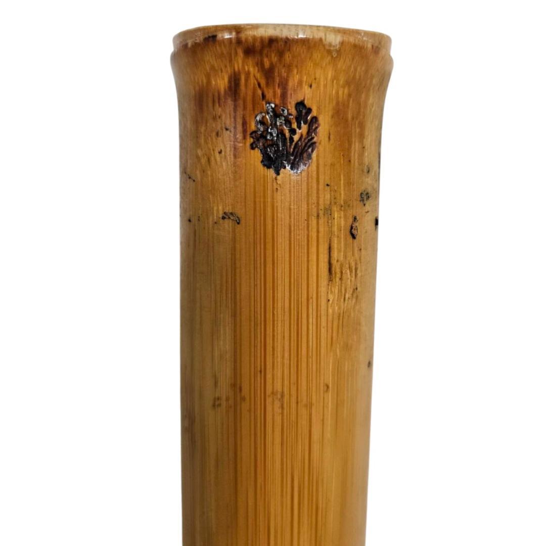 希少 尺八 琴古流 蝴蝶 2尺1寸 5孔 銘あり 2印 二分割 和楽器 竹 漆
